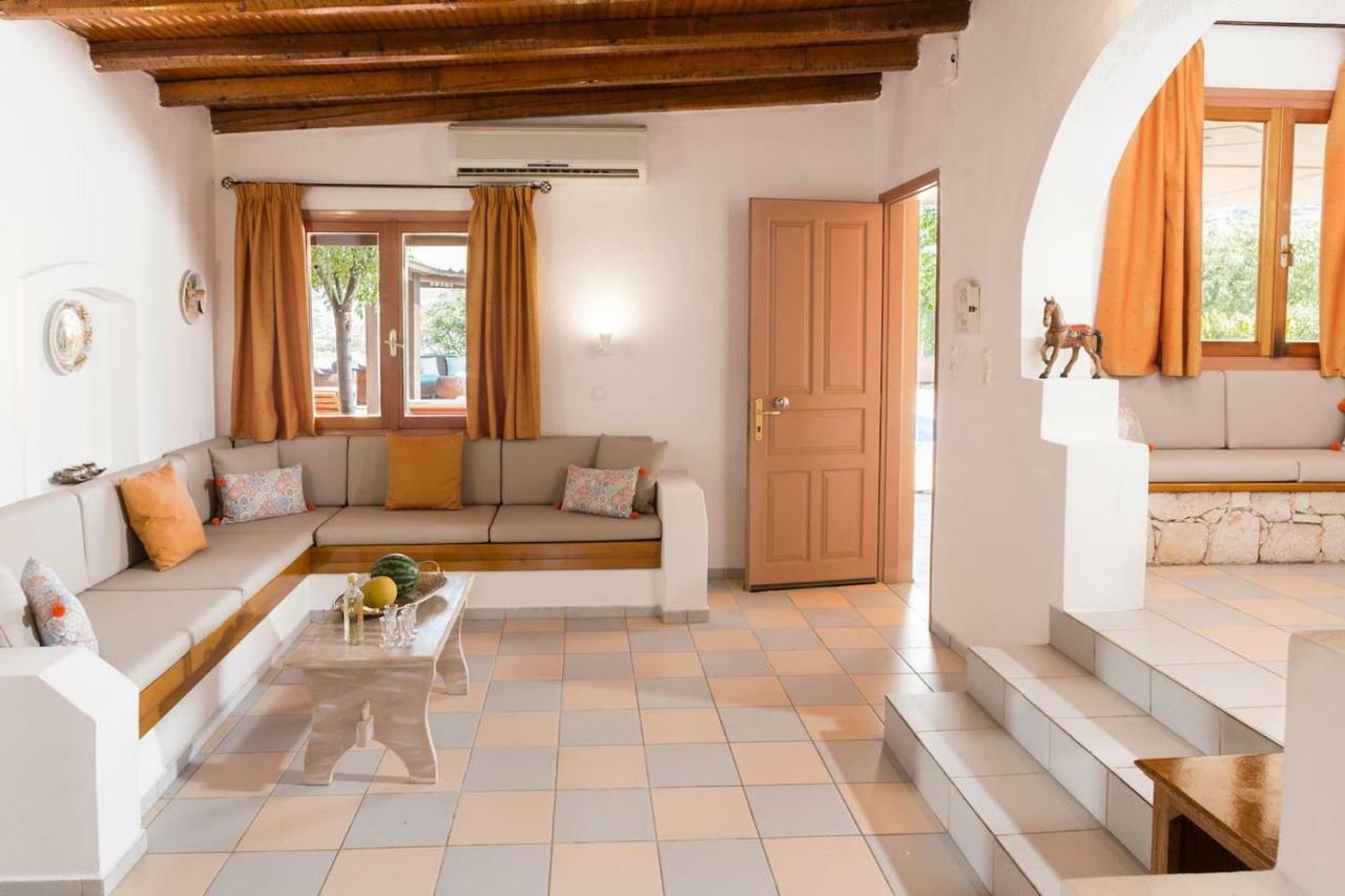 White Villa. Spacious With Prive Pool. Villa Agia Pelagia (Crete)
